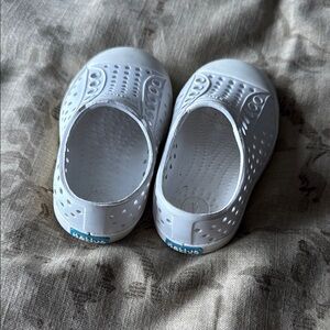 Native Kids Shoes - White